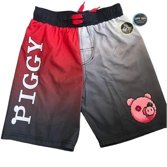NEW Piggy Roblox boys shorts new with tags UPF 50 - Picture 1 of 6